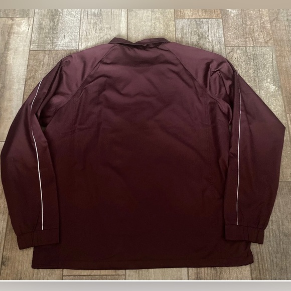 TONIX Men’s Full Zip Golden Chiefs  Jacket maroon and white - Picture 6 of 8